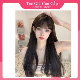 Tóc giả nguyên đầu nữ cúp lửng, mã z7006, tặng kèm lưới trùm tóc wig, z7006