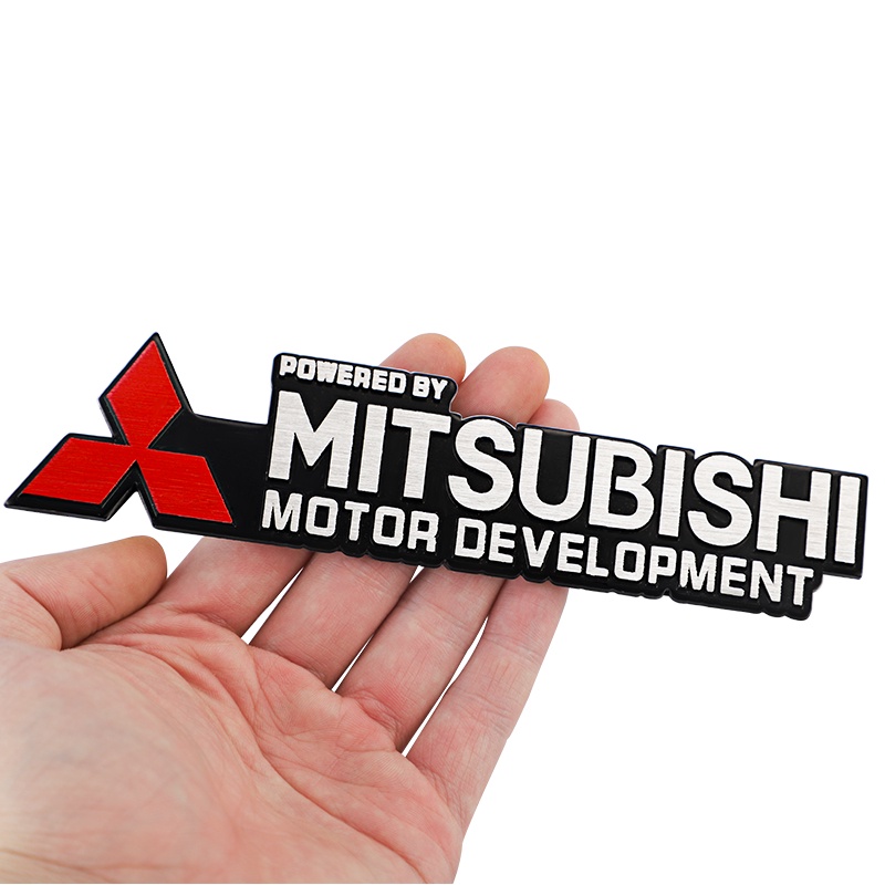 Miếng Dán Chữ 3D Bằng Kim Loại Dùng Trang Trí Xe Hơi Mitsubishi l200 ASX Outlander Lancer ex Pajero LancerEvo Xpande