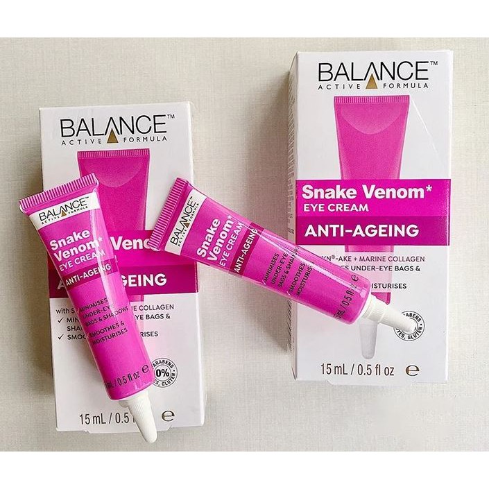 Kem Dưỡng Mắt Ngừa Lão Hóa Chiết Xuất Nọc Rắn Balance Active Formula Snake Venom Eye Cream 15ml | BigBuy360 - bigbuy360.vn