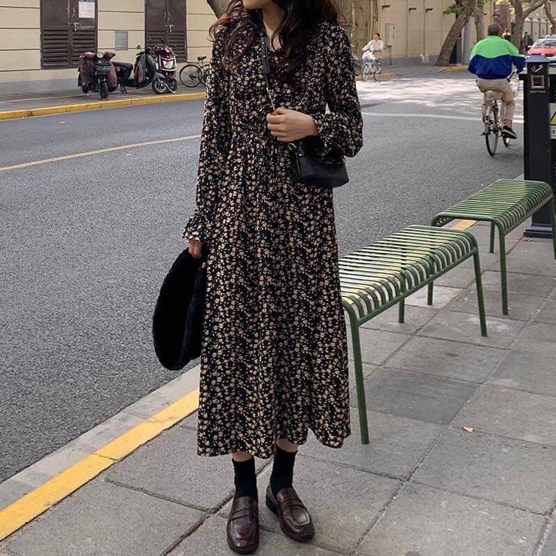 TRẢ ORDER Váy hoa nhí