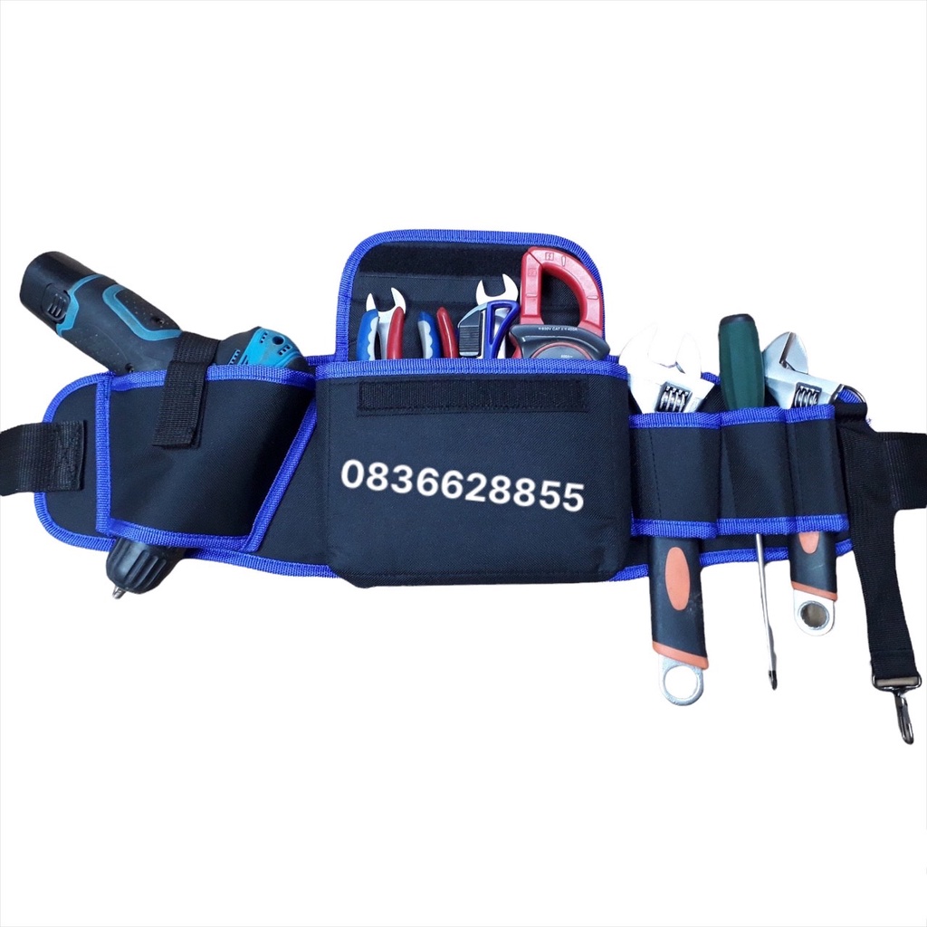 Túi đựng đồ nghề kỹ thuật đế cứng vải chống thấm nước - Đai đeo hông kỹ thuật