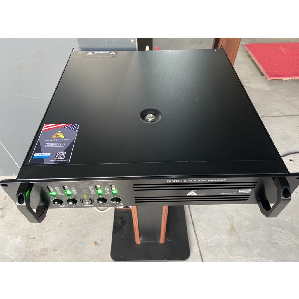 ĐẨY CÔNG SUẤT DA-2610, 3 KÊNH ,36 SÒ, CÔNG SUẤT 600W, ĐÁNH THOẢI MÁI LOA 3,4,5 TẤC, TẶNG KÈM 2 DÂY CANON