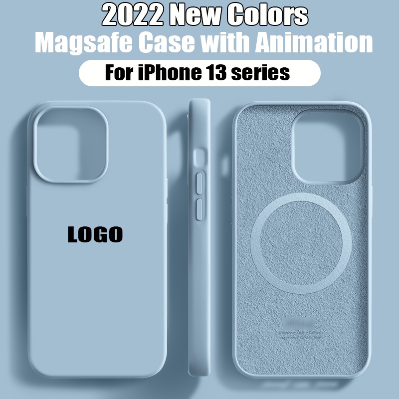 Ốp Điện Thoại Silicon Từ Tính In Hình M-Asafe 2022 Cho iPhone 13 Pro Max 13