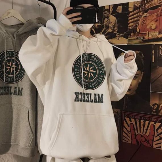 Áo Hoodie Unisex Mùa Đông Chất Nỉ Nam Nữ Giá Rẻ Chữ Ngực Ma Jeeck Phong Cách Hàn Quốc Mặc Đi Học Đi Chơi M