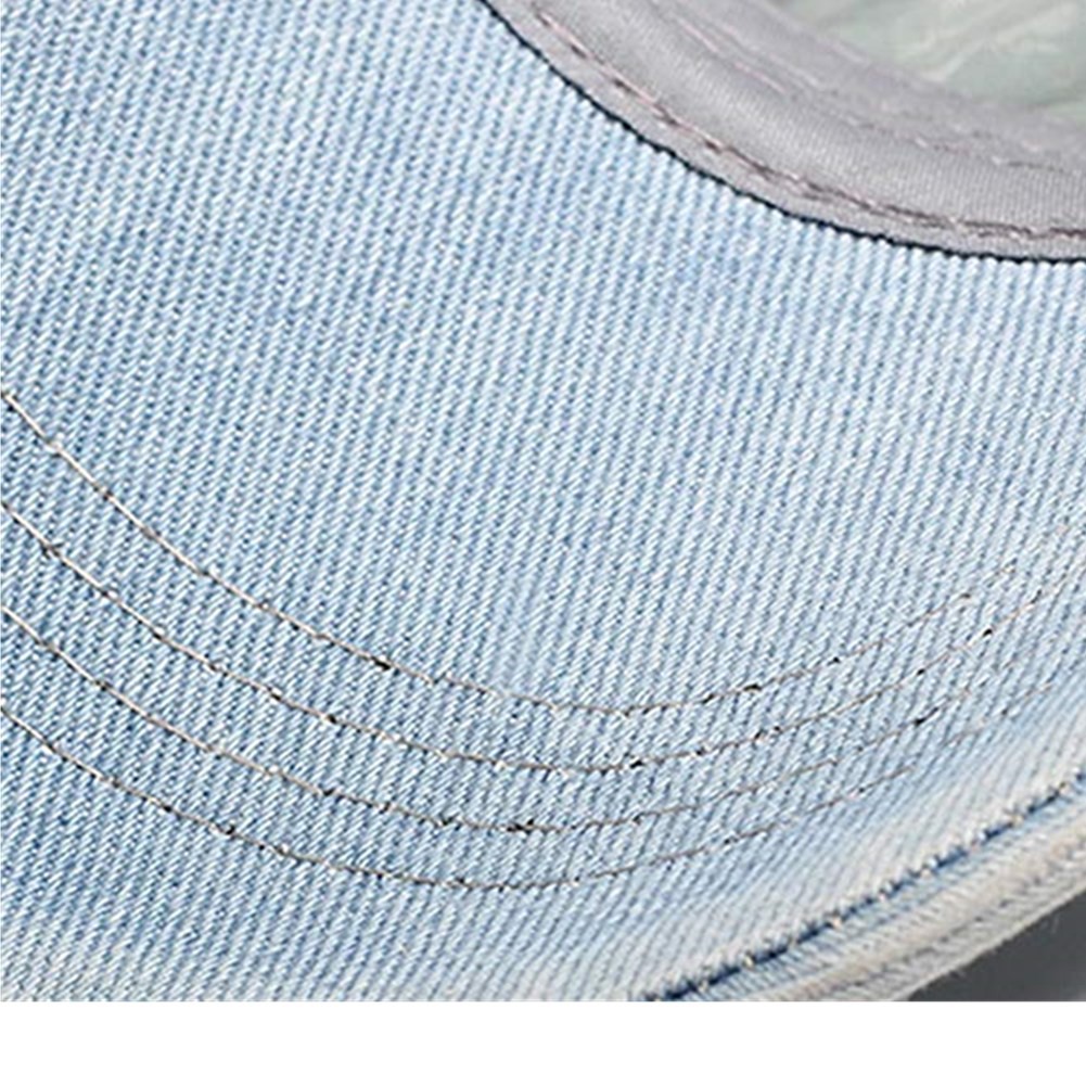 Mũ Lưỡi Trai Denim Cotton Chống Nắng Có Thể Điều Chỉnh Cho Nam Nữ