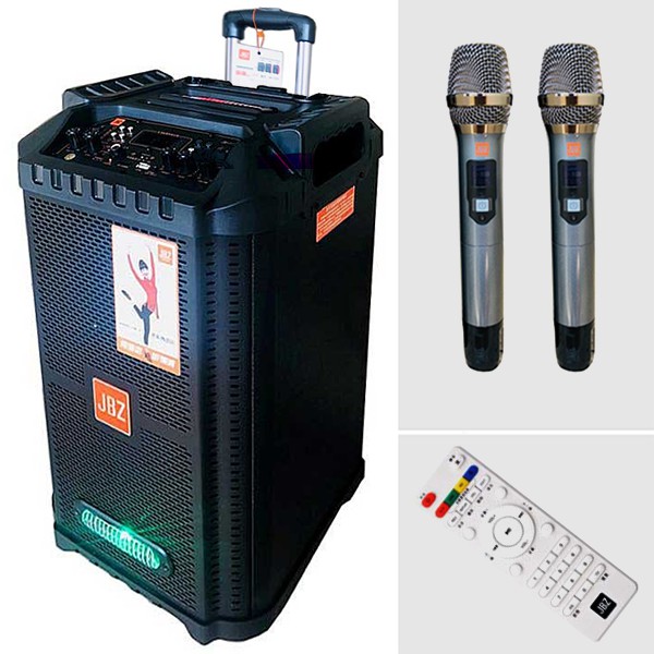 [TẶNG 2 MICRO] Loa kéo karaoke JBZ 0806 hát karaoke gia đình, tiệc dã ngoại ngoài trời,âm thanh tuyệt vời bảo hành 12th