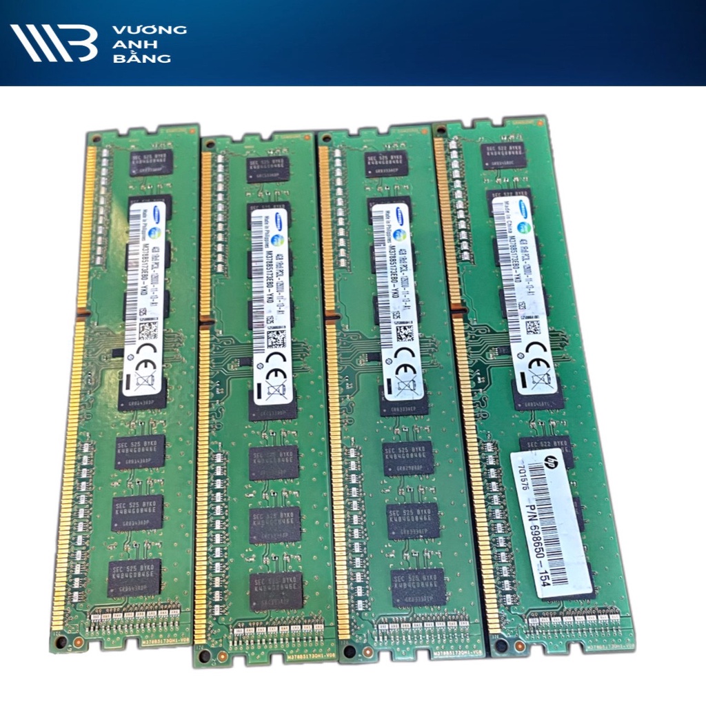 Ram DDR3 PC3L 4G bus 1600 Máy bộ USA Bảng Lớn- Dùng cho máy tính PC (BH 36 tháng)