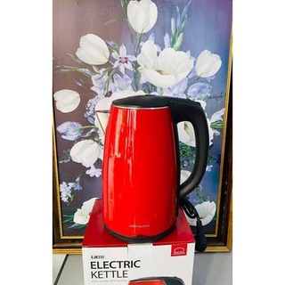 Ấm đun bằng thép không gỉ lock&lock 1.7l màu đỏ ejk731 bảo hành chính hãng