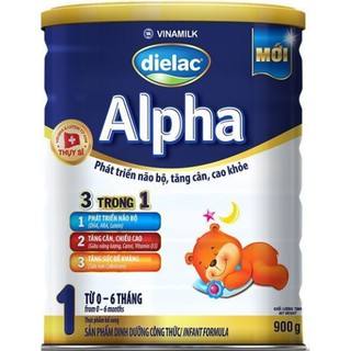 Sữa Dielac Alpha số 1 900g 0 - 6 tháng