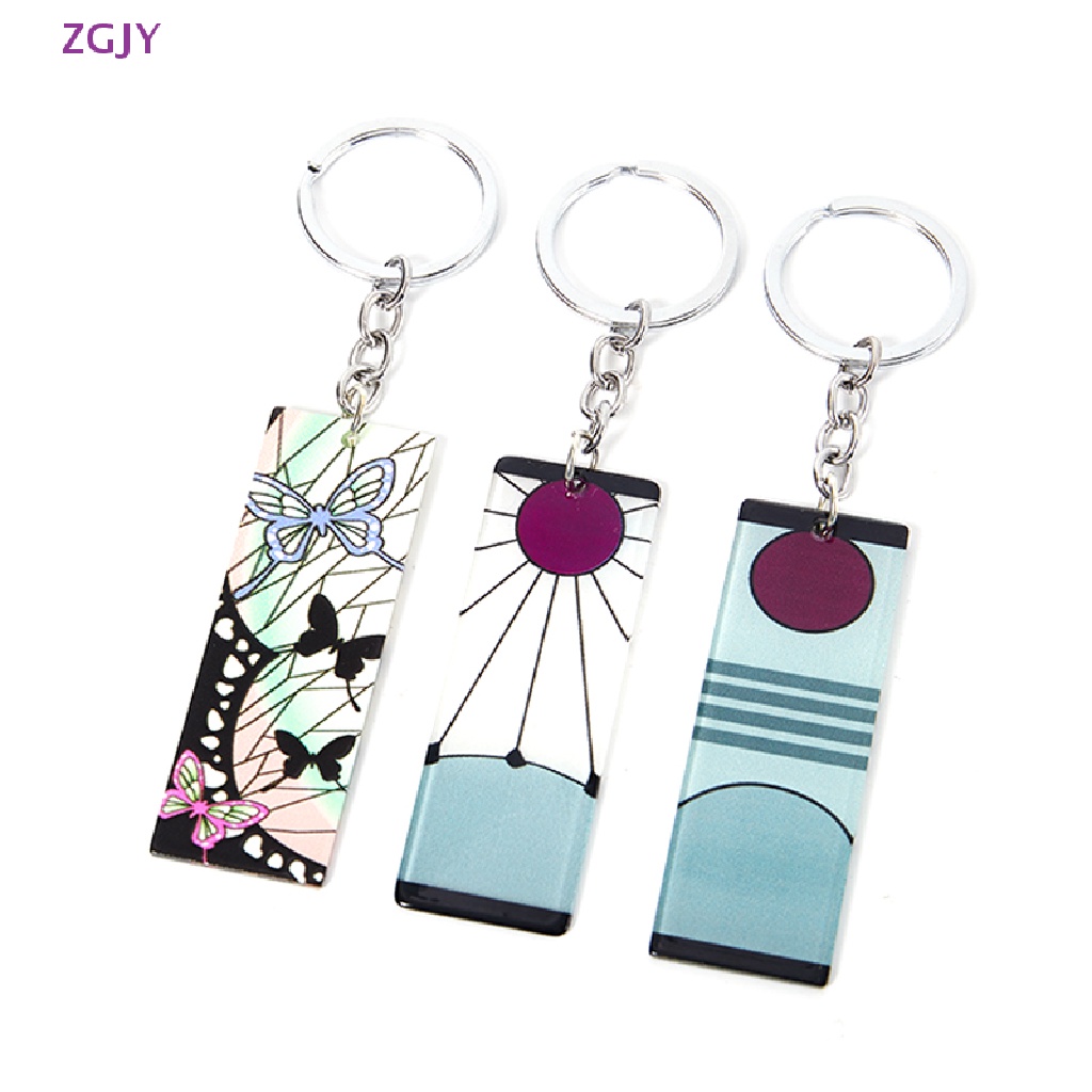 Móc Chìa Khóa Bằng Acrylic Hình Demon Slayer Kimetsu no Yaiba Blade of Ghost Mới