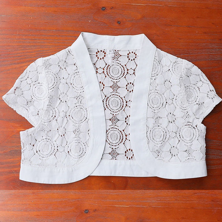 [Aishang Xinh Đẹp] Áo Khoác Cardigan Mỏng Chống Nắng Dáng Ngắn Viền Ren Thời Trang Xuân Hè Cho Nữ