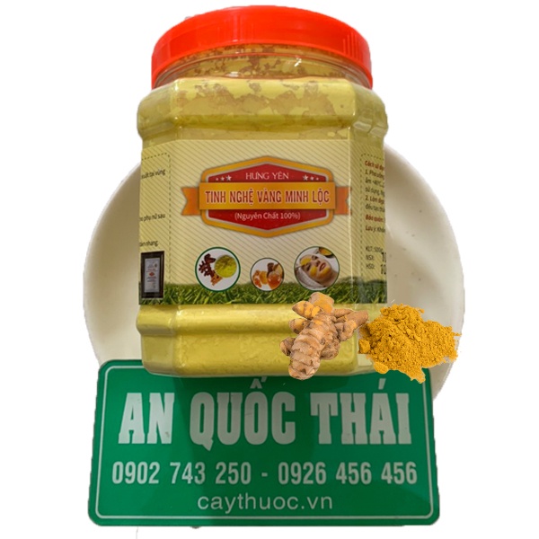 Tinh Bột Nghệ Vàng Nguyên Chất 500g Đẹp Da, Cải Thiện Tiêu Hóa