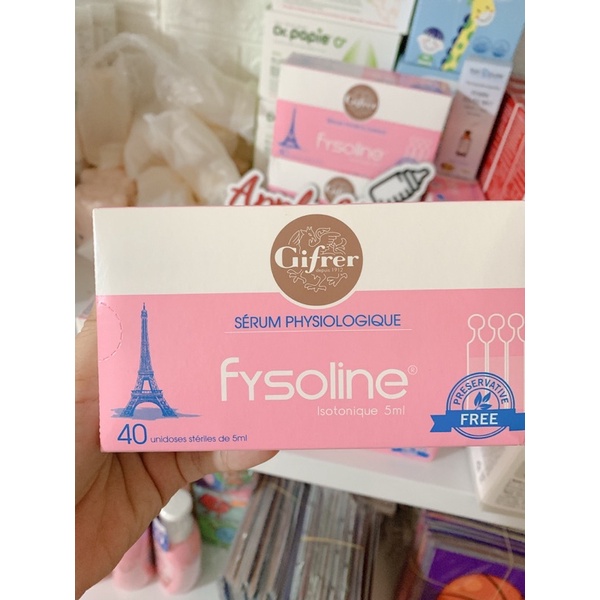 Nước muối sinh lý Pháp Fysoline (40 tép)
