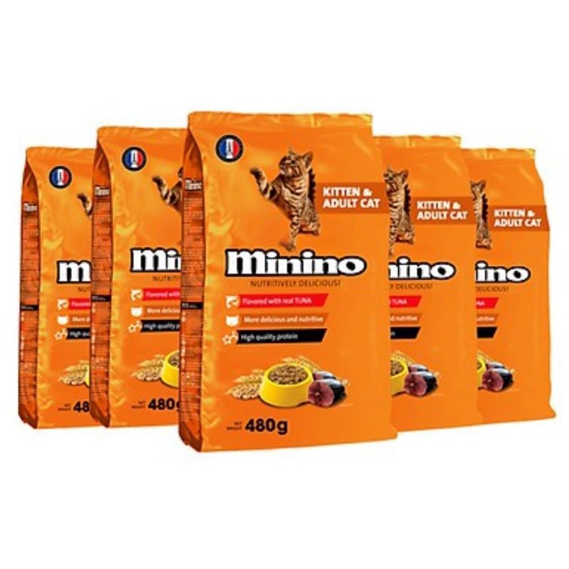 Thức ăn mèo Minino 480g/ 1.3kg