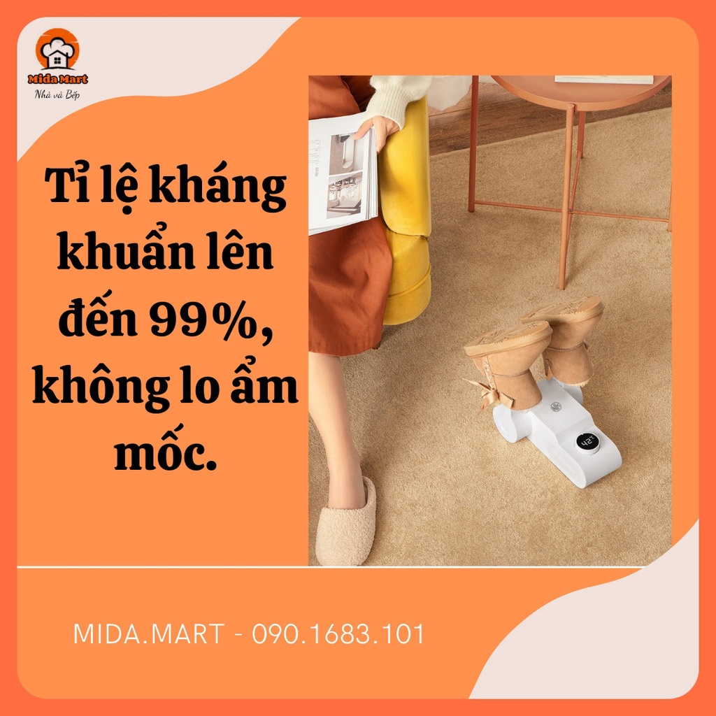 🔥 MÁY SẤY KHÔ, KHỬ TRÙNG KHỬ KHUẨN GIÀY DÉP NK CHÍNH HÃNG BẢO HÀNH 6 THÁNG🔥