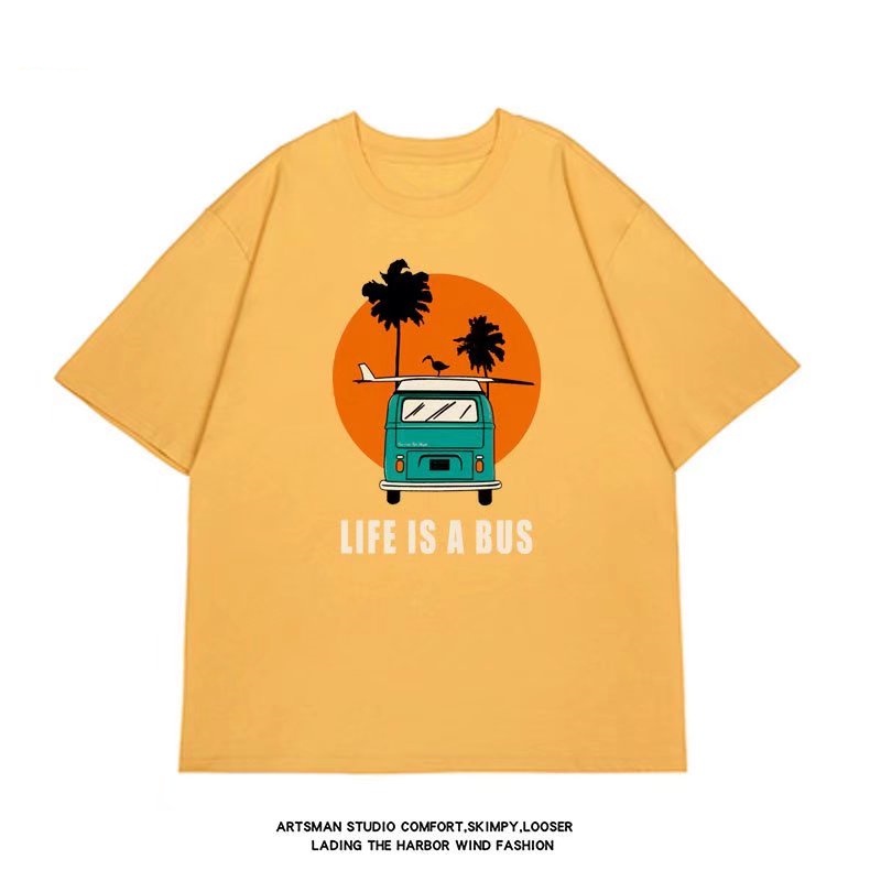 Áo Thun Nam Tay Ngắn In Chữ M-8XL Mới