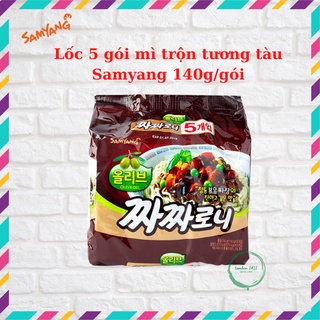 [Lốc 5 gói] Mì trộn tương tàu Samyang Olive Oil (140g/gói)