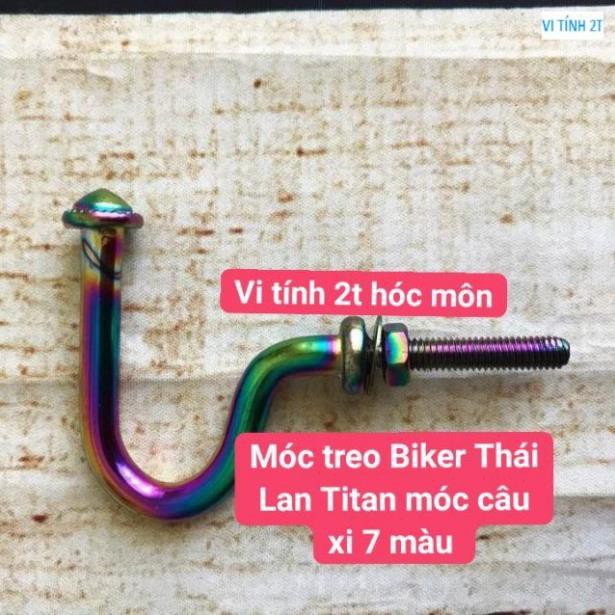 Móc treo Biker Thái Lan Titan móc câu xi 7 màu