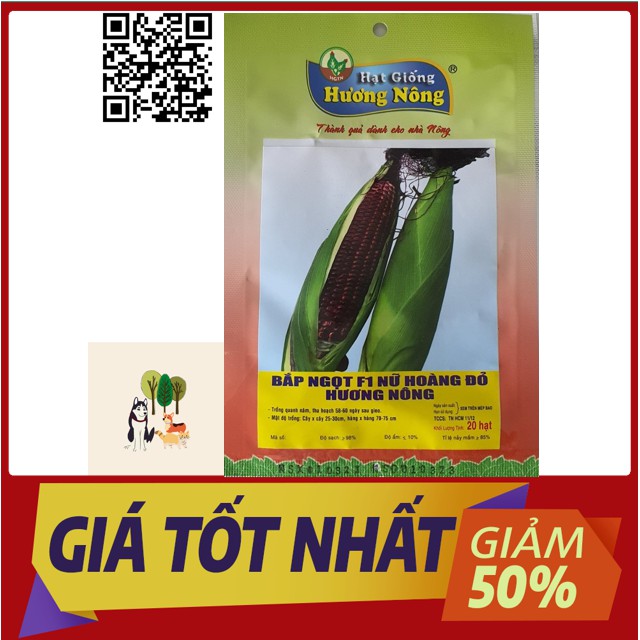 20H - HẠT GIỐNG BẮP NGỌT NỮ HOÀNG ĐỎ