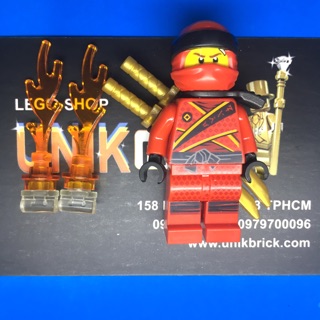Lego UNIK BRICK Kai phiên bản giới hạn - Ninja đỏ trong Ninjago chính hãng (như hình)