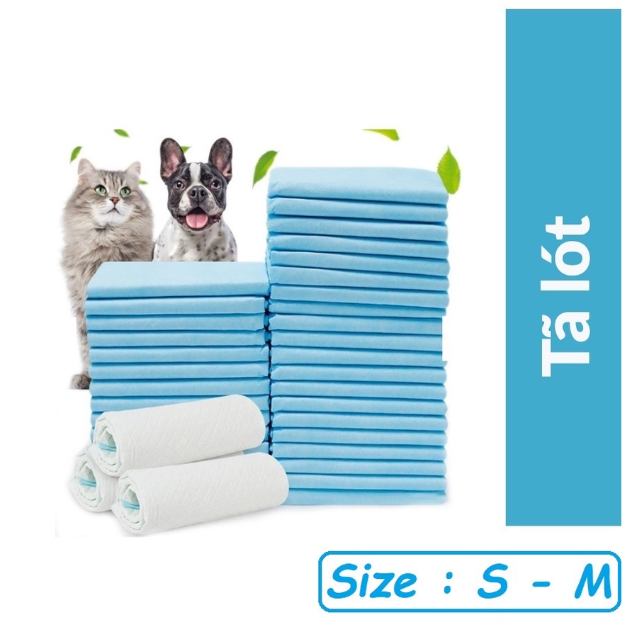 Tã lót vệ sinh cho chó mèo miếng lẻ lót chuồng vệ sinh Size S M - Boom_Meow