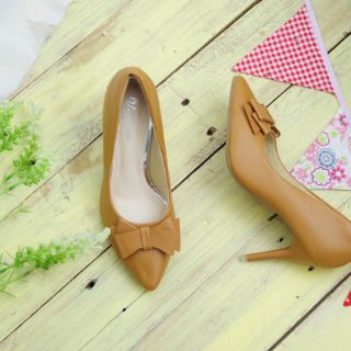 Giày cao gót 7cm da lỳ