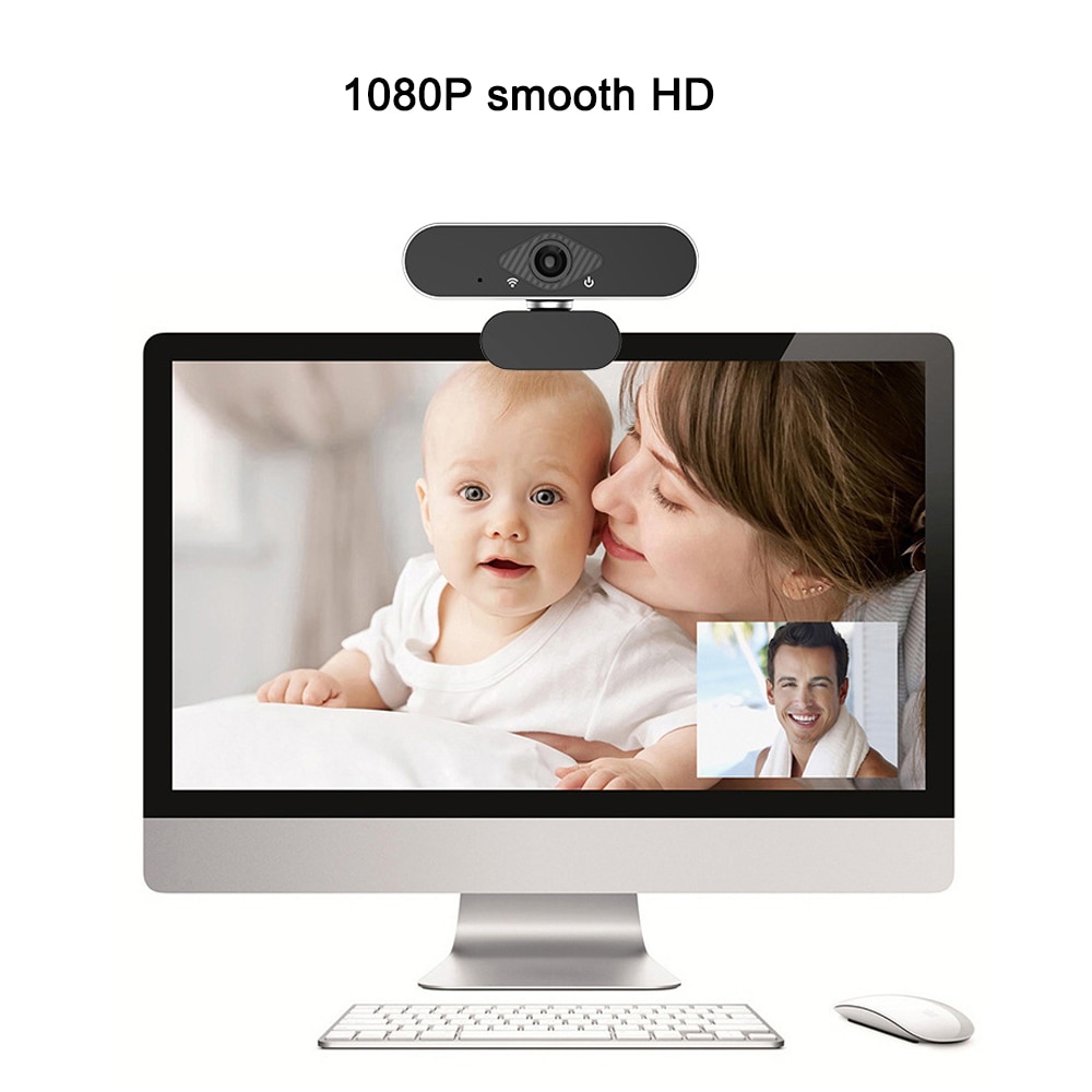 Webcam Usb 2.0 1080p 4k Kèm Micro Dành Cho Máy Tính