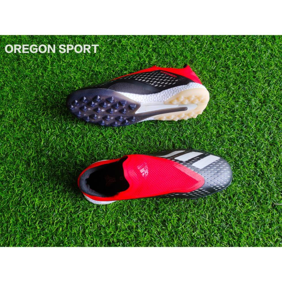 FRESIP HOT SẴN Giày bóng đá không dây Adidas X18+ TF (Đen đỏ) 2021