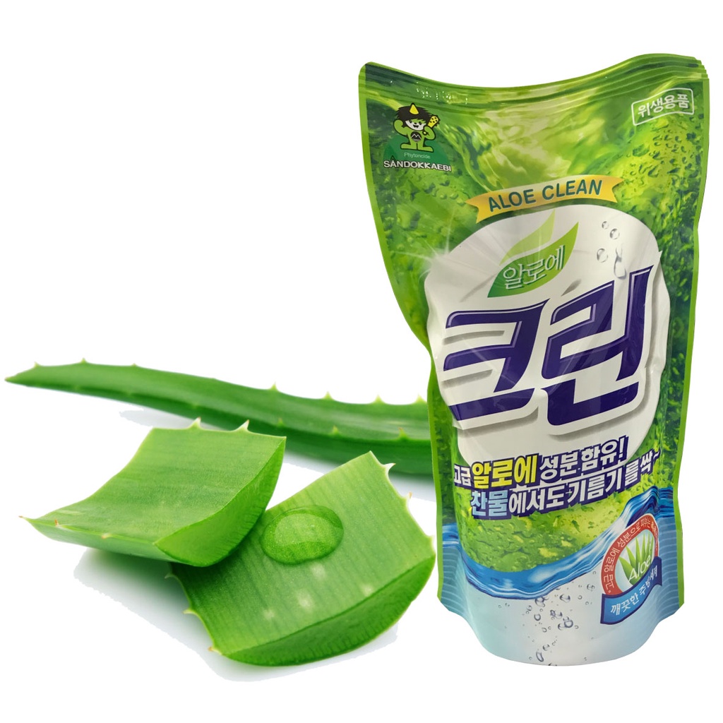 Nước Rửa Bát Hàn Quốc 300g Hương Lô Hội - Sạch khuẩn, Khử mùi, Mềm da tay