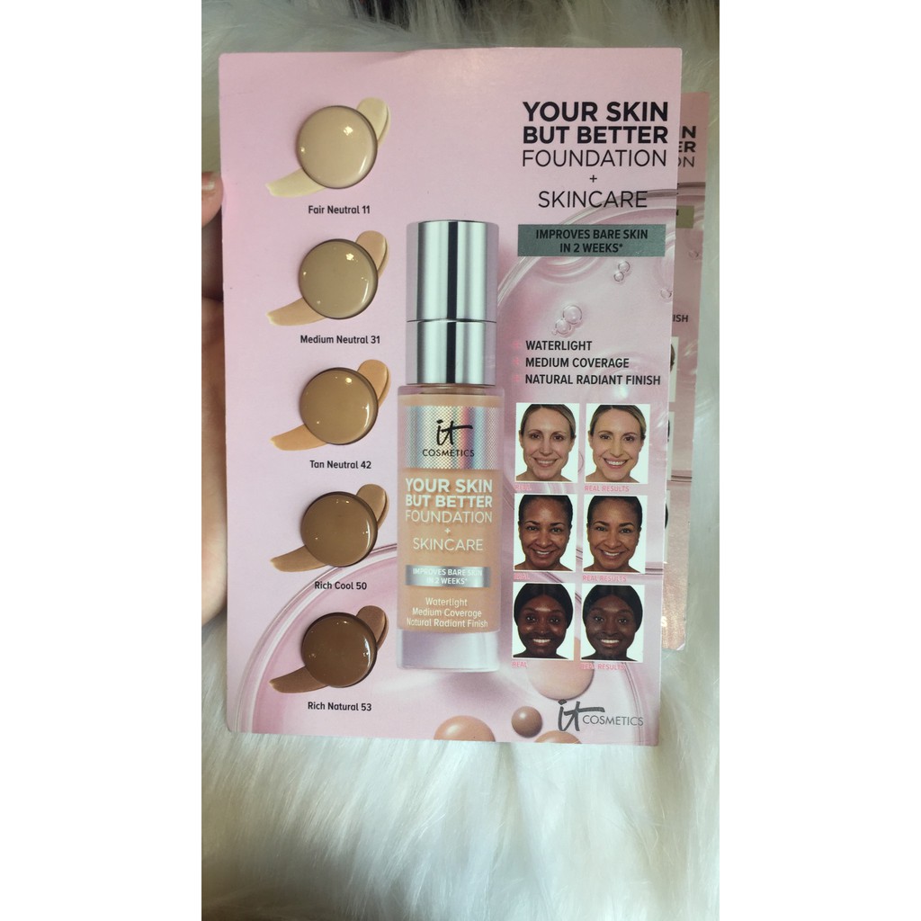 Mẫu thử kem nền IT COSMETICS Your Skin But Better Foundation | BigBuy360 - bigbuy360.vn
