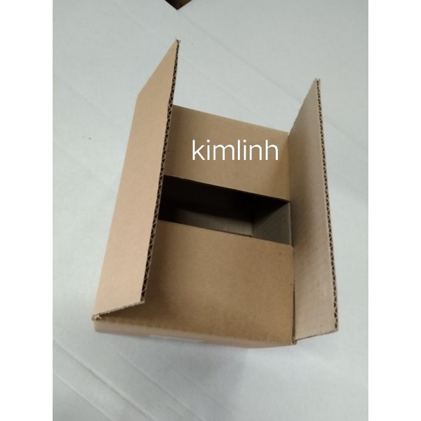 hộp giấy size 18x8x6 ( 200 hộp carton mặt trong và ngoài màu nâu)