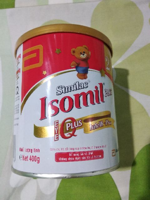 Sữa bột Similac Isomil plus (lon 400g, Abbott, Hoa Kỳ)