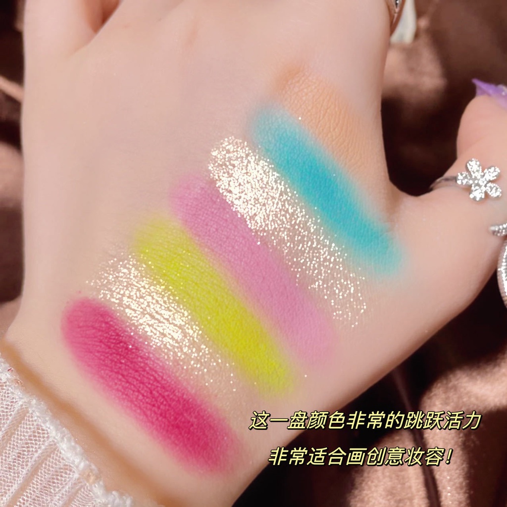 Bảng Phấn Mắt 20 Màu Sắc Hiệu Ứng Lì / Ánh Nhũ Bền Màu Dài Lâu