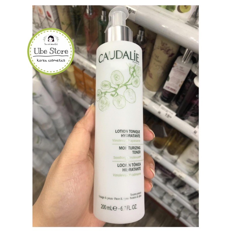 TONER CẤP ẨM, DƯỠNG TRẮNG #CAUDALIE MOISTURIZING TONER 100ML