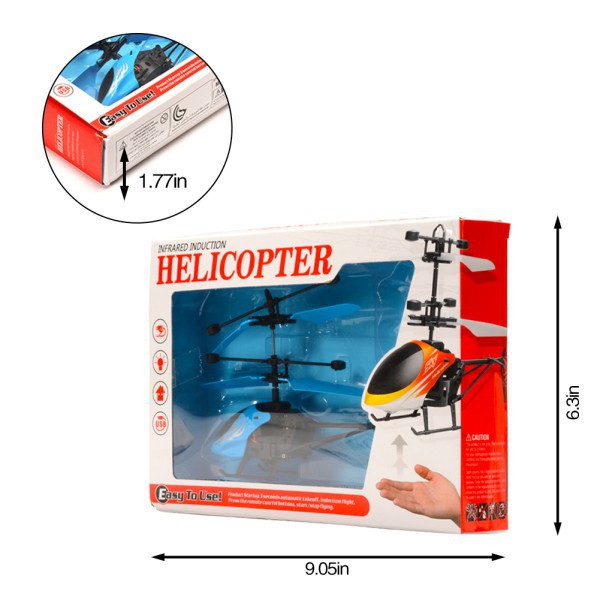 Máy bay trực thăng cảm ứng hồng ngoại đồ chơi cho bé trai