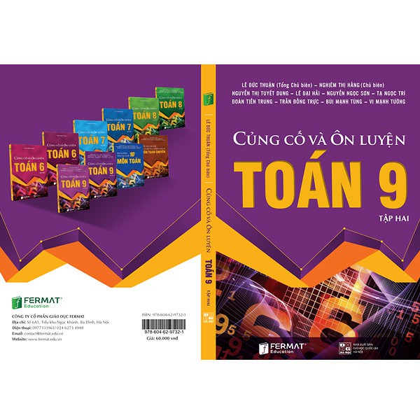 Sách - Củng cố và Ôn luyện Toán 9 (Tập 1 +2)