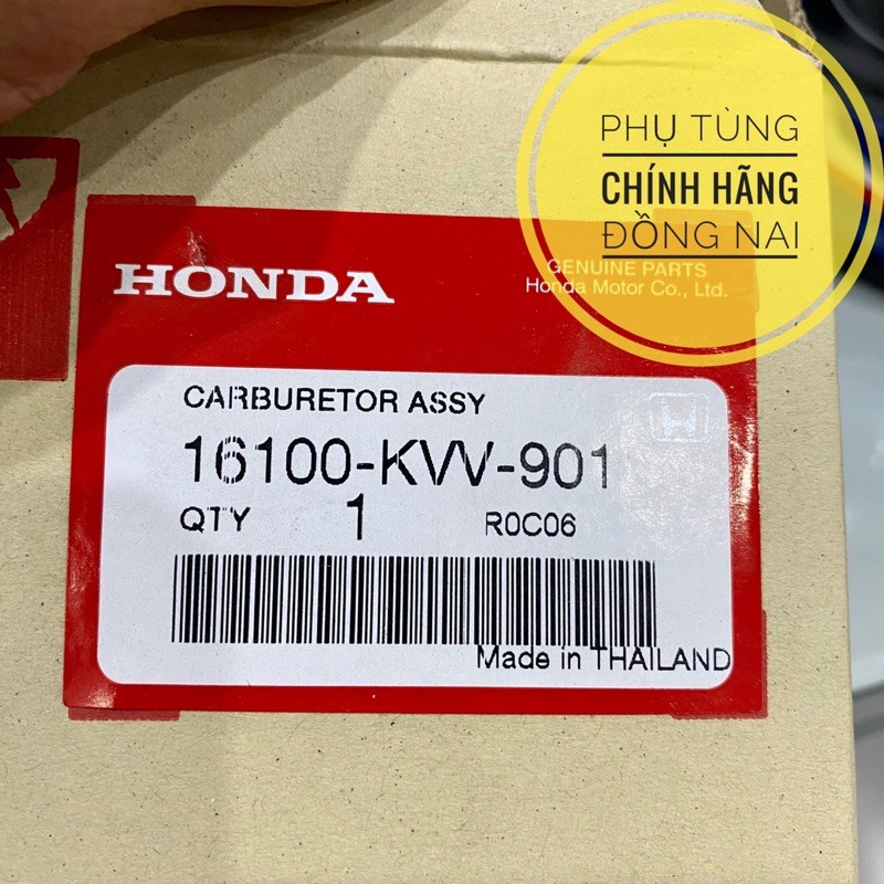 BÌNH XĂNG CON/ BỘ CHẾ HOÀ KHÍ MADE IN THAILAND ZIN DREAM 2 2007-2009 CHÍNH HÃNG HONDA