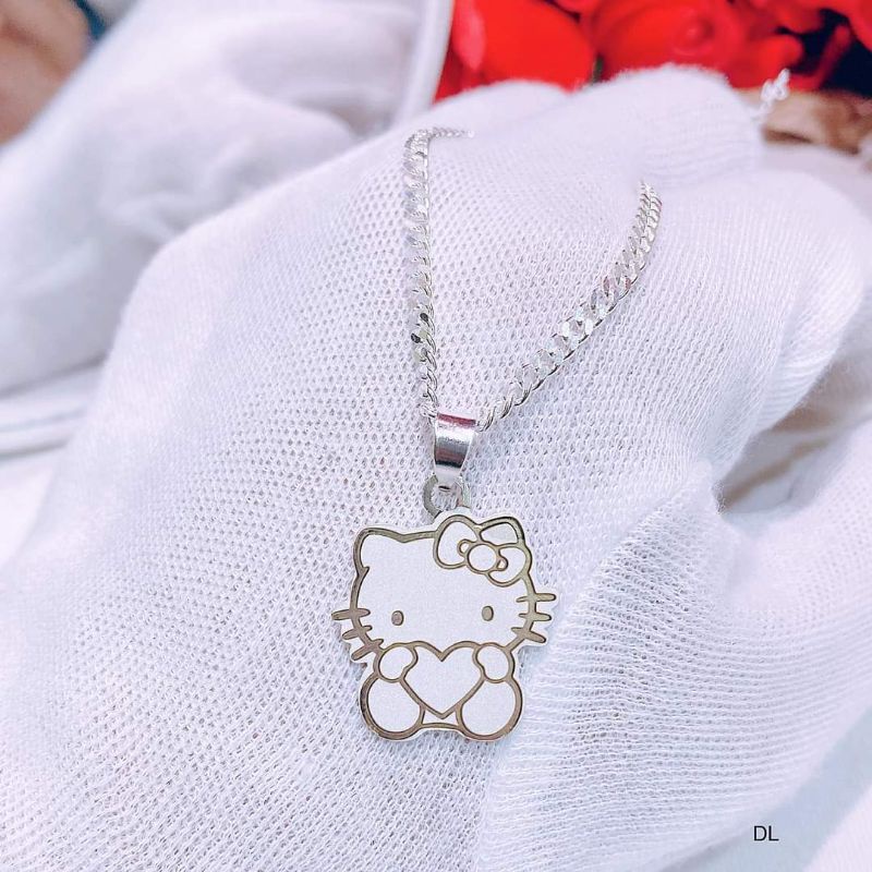 DÂY CHUYỀN MÈO KITTY BẠC BÉ GÁI