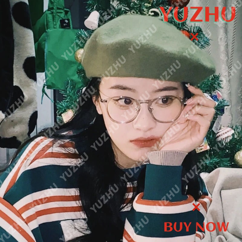 Mắt Kính TR90 Gọng Tròn Kim Loại Siêu Nhẹ Thay Thế Thời Trang Hàn Quốc