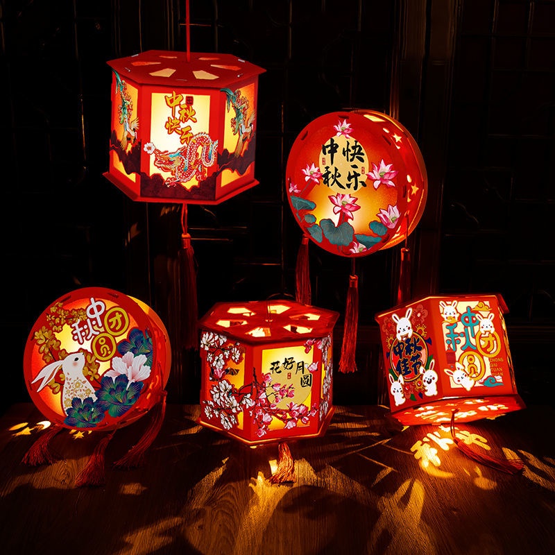 Lồng Đèn Treo Trang Trí Thủ Công Phong Cách Trung Hoa