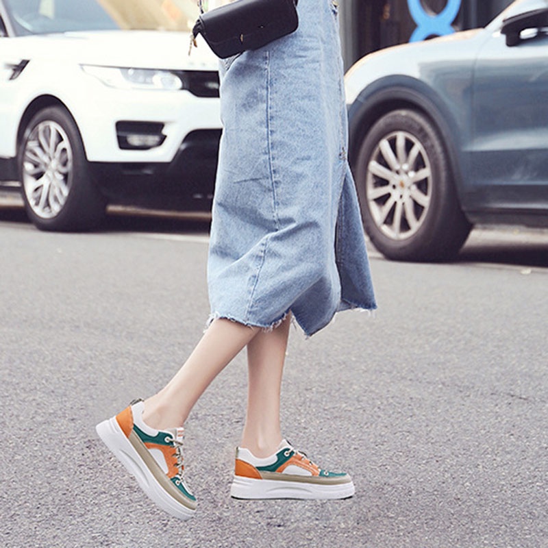 Giày thể thao IELGY màu sắc thời trang Hàn Quốc dành cho nữ