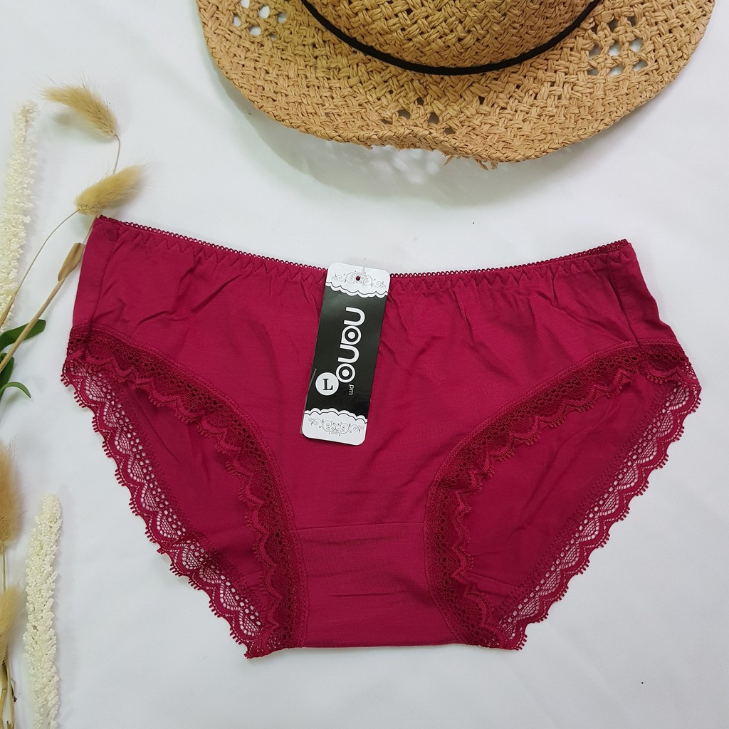 Quần lót nữ 100% Cotton Chính hãng Nano - Size từ 35kg đến 80kg - Quần lót Bigsize - Thoáng, mềm, dễ chịu