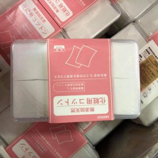 Bông tẩy trang miniso dai mềm