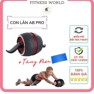 Con lăn tập cơ bụng lò xo trợ lực ab pro chính hãng - con lăn bụng pro