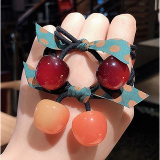 Dây buộc tóc hình trái cherry
