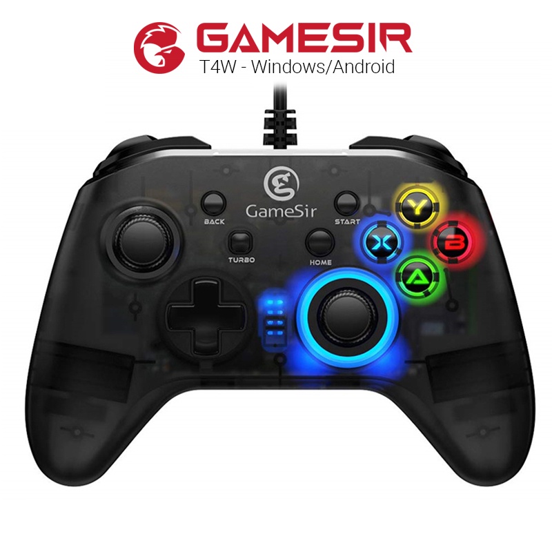 Gamesir T4W chính hãng || Tay cầm chơi game có dây cho PC/Laptop - Hỗ trợ Fifa, Fo4