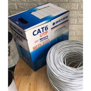 Dây mạng utp cat6 nasun medi-0555 cuộn 305m
