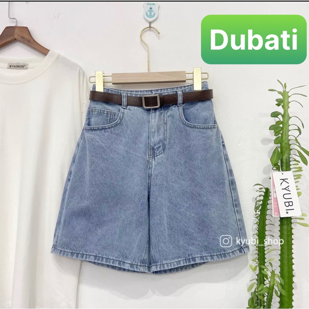 QUẦN SHORT SỌT JEAN LỬNG KIỂU NGỐ NỮ ỐNG SUÔNG RỘNG LƯNG CAO NÂNG MÔNG HÀN QUỐC CAO CẤP MỚI- DUBATI FASHION