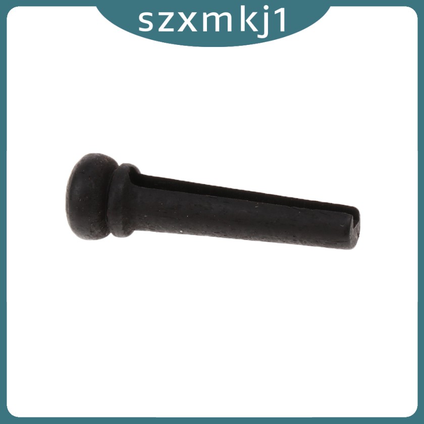 Chốt Đàn Guitar Acoustic 6 Phím Bằng Gỗ Mun Màu Đen Szxmkj1