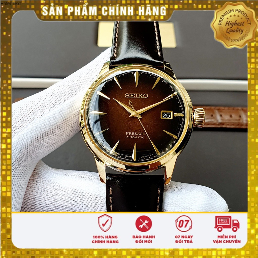 [INBOX TRẢ GIÁ] Đồng hồ nam chính hãng  Seiko Presage Cocktail Limited Edition SRPD36J1